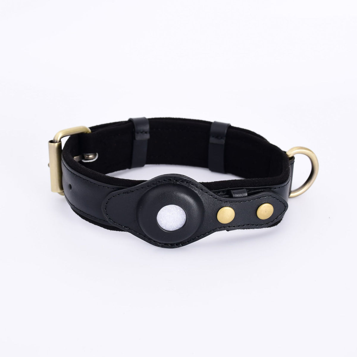 Hondenhalsband met trackerhouder