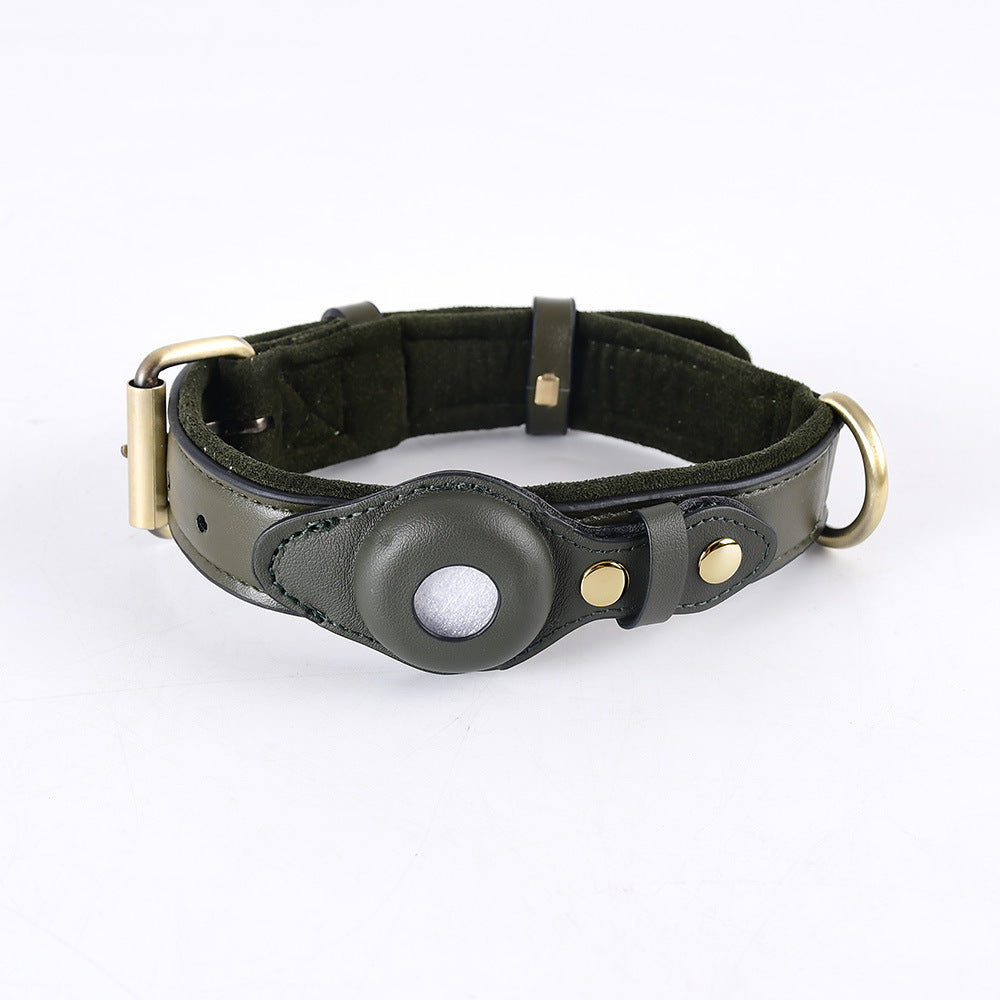 Hondenhalsband met trackerhouder
