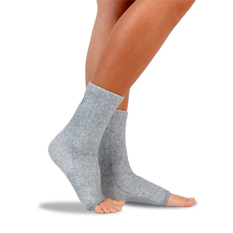 Voetsleeves met bamboevezels en open teen