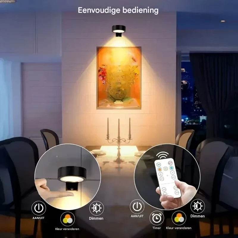 FrameLight | Geef uw schilderijen direct een luxe galerie-uitstraling | 1+2 gratis
