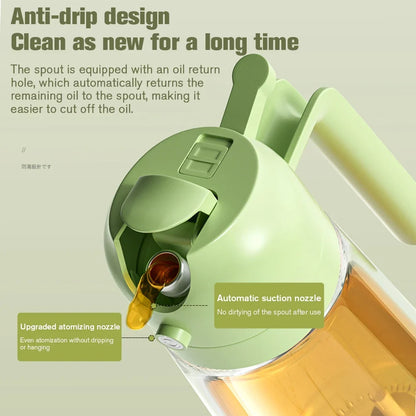 Olijfolie Spray en Oliefles 2-in-1 470 ml