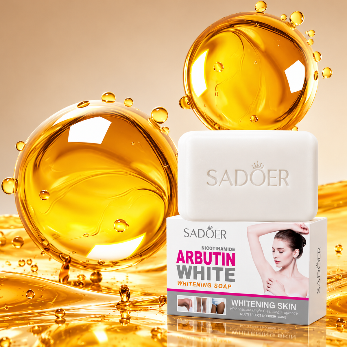 SADOER | Zeep met arbutin en niacinamide 100 g