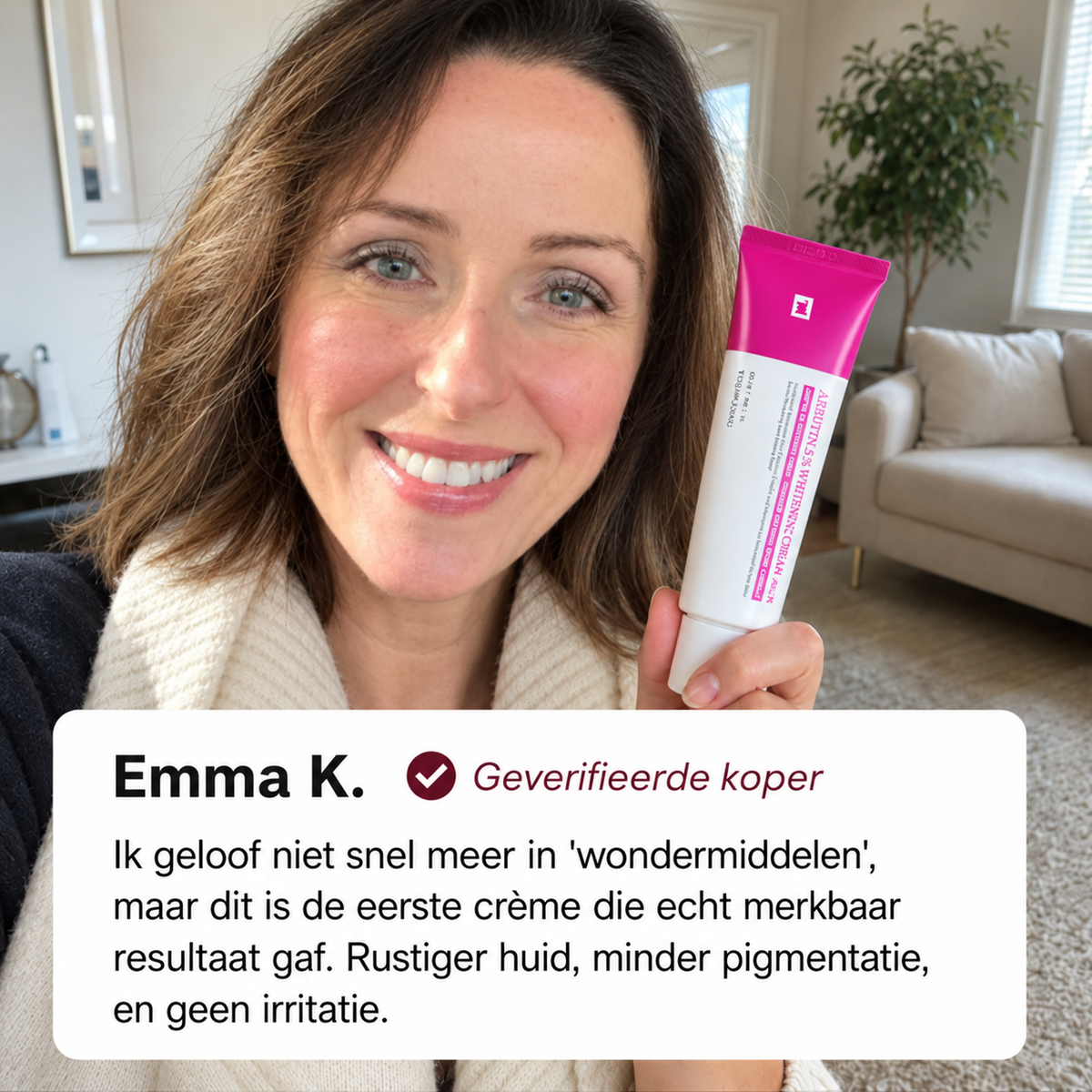Tosowoong Arbutine 7% + tranexaminezuur 4% crème – 50 ml