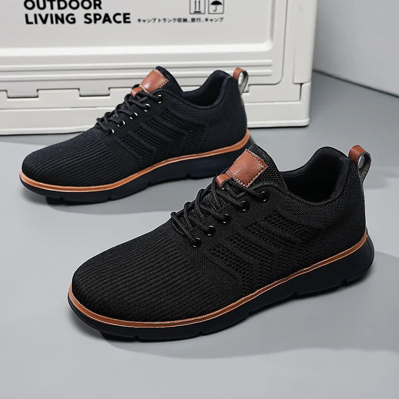 Lichtgewicht herensneakers met ademend ontwerp