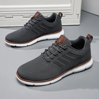 Lichtgewicht herensneakers met ademend ontwerp