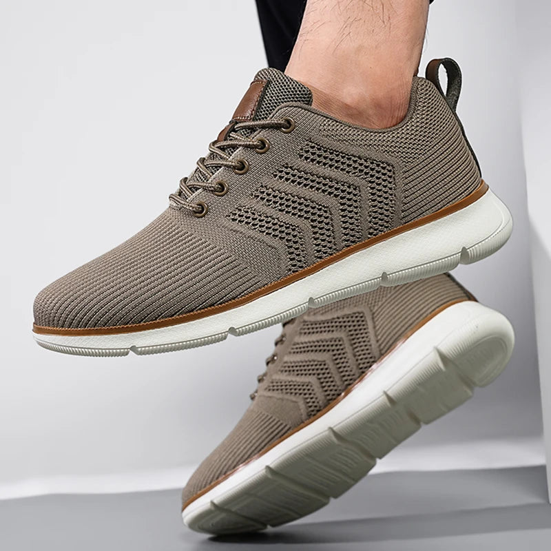 Lichtgewicht herensneakers met ademend ontwerp
