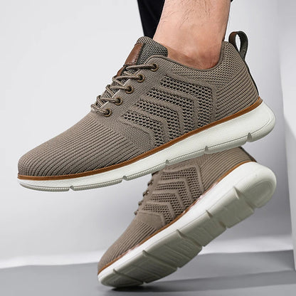 Lichtgewicht herensneakers met ademend ontwerp