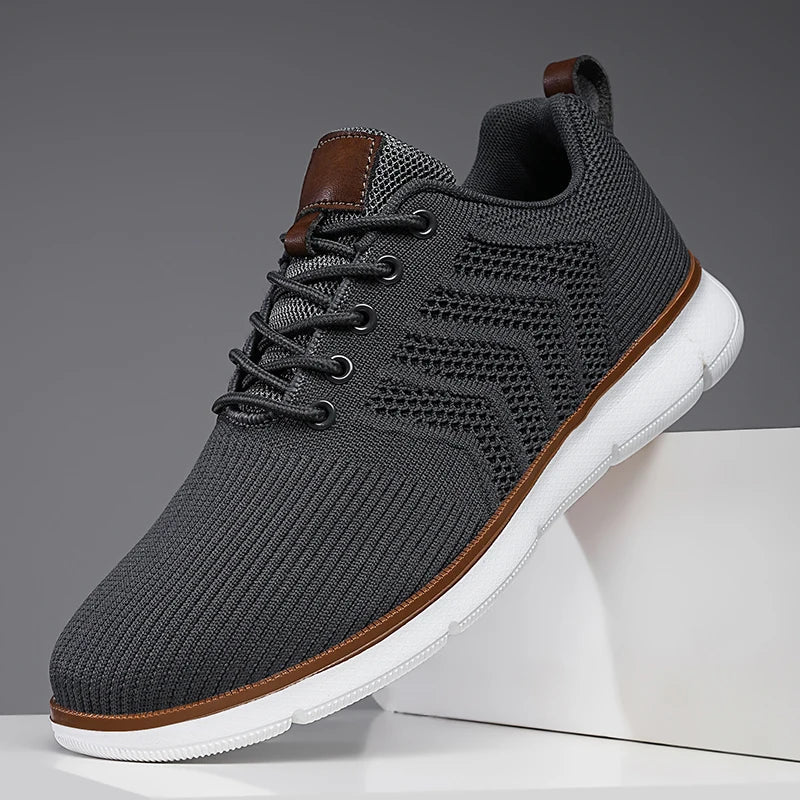 Lichtgewicht herensneakers met ademend ontwerp