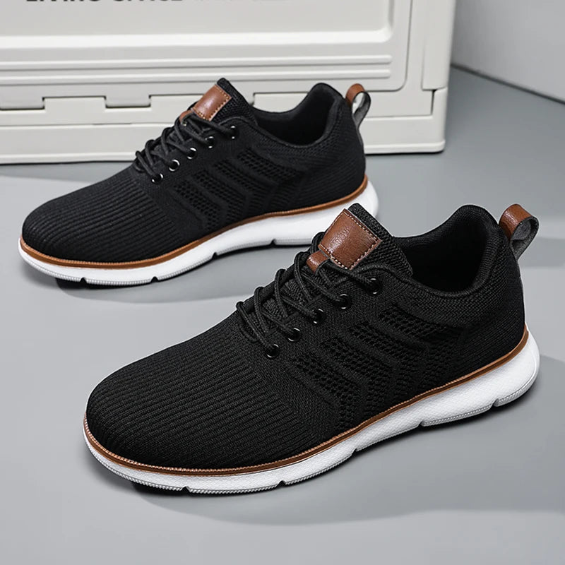 Lichtgewicht herensneakers met ademend ontwerp