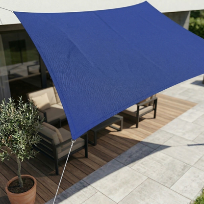 Rechthoekig schaduwdoek | Voor tuin, terras en balkon