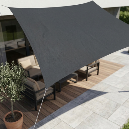 Rechthoekig schaduwdoek | Voor tuin, terras en balkon