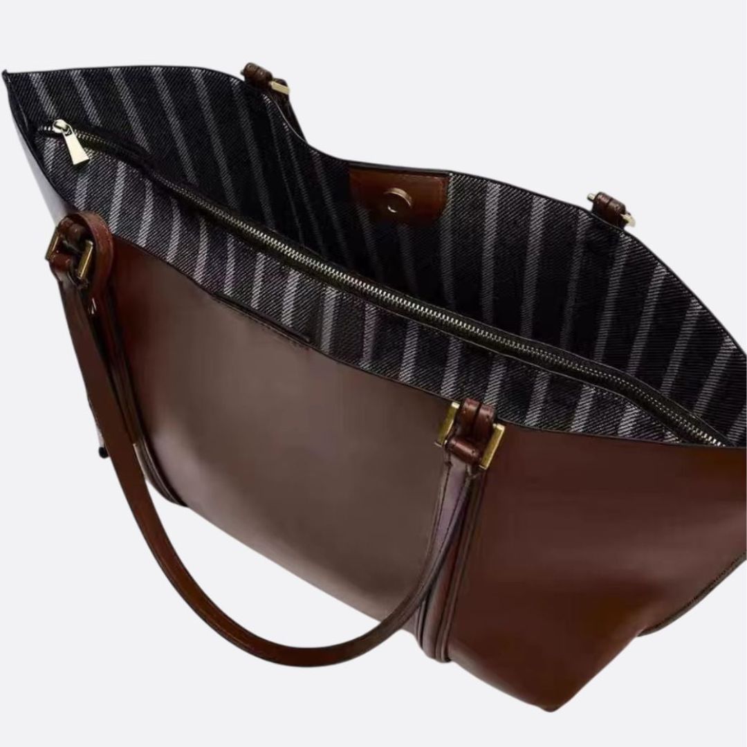 Nora | Ruime dames shopper met lange schouderhengsels