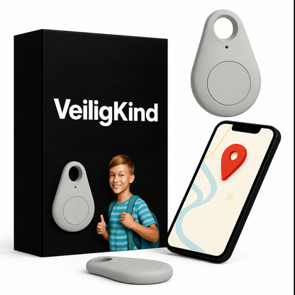 Mini Tracker met App | Voor Kinderrugzakken, Sleutels en Tassen | Klein, Licht en Makkelijk Mee te Nemen | BLYSARA