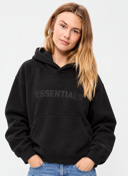 Hoodie dames | Oversized model met ESSENTIALS-opdruk