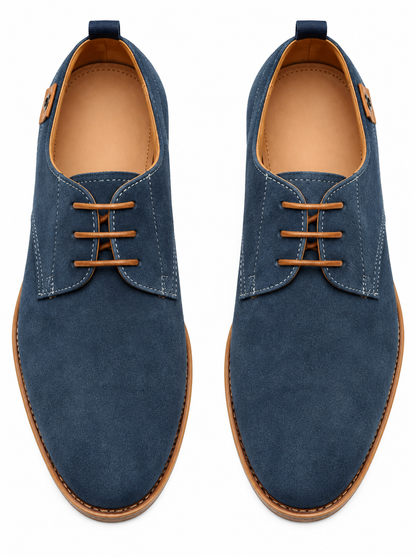 RubeX | Nette heren veterschoenen met suèdelook