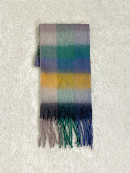 Solène | Grote kleurrijke wintersjaal voor dames