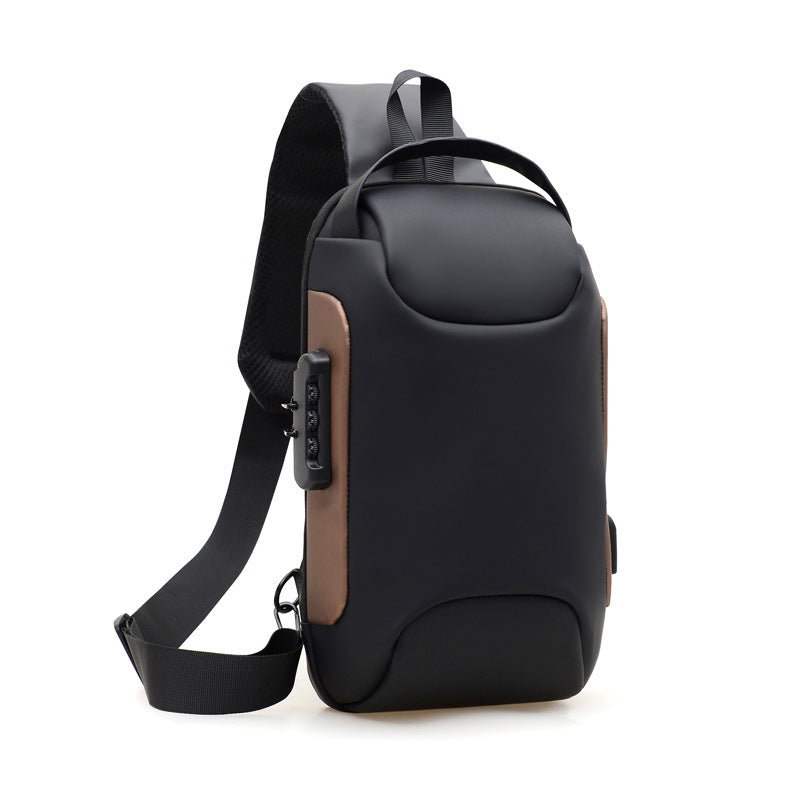 Lucien | Crossbodytas voor heren met cijferslot en USB-poort