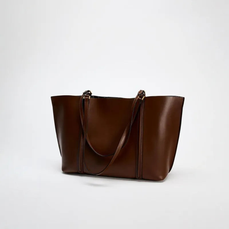 Nora | Ruime dames shopper met lange schouderhengsels