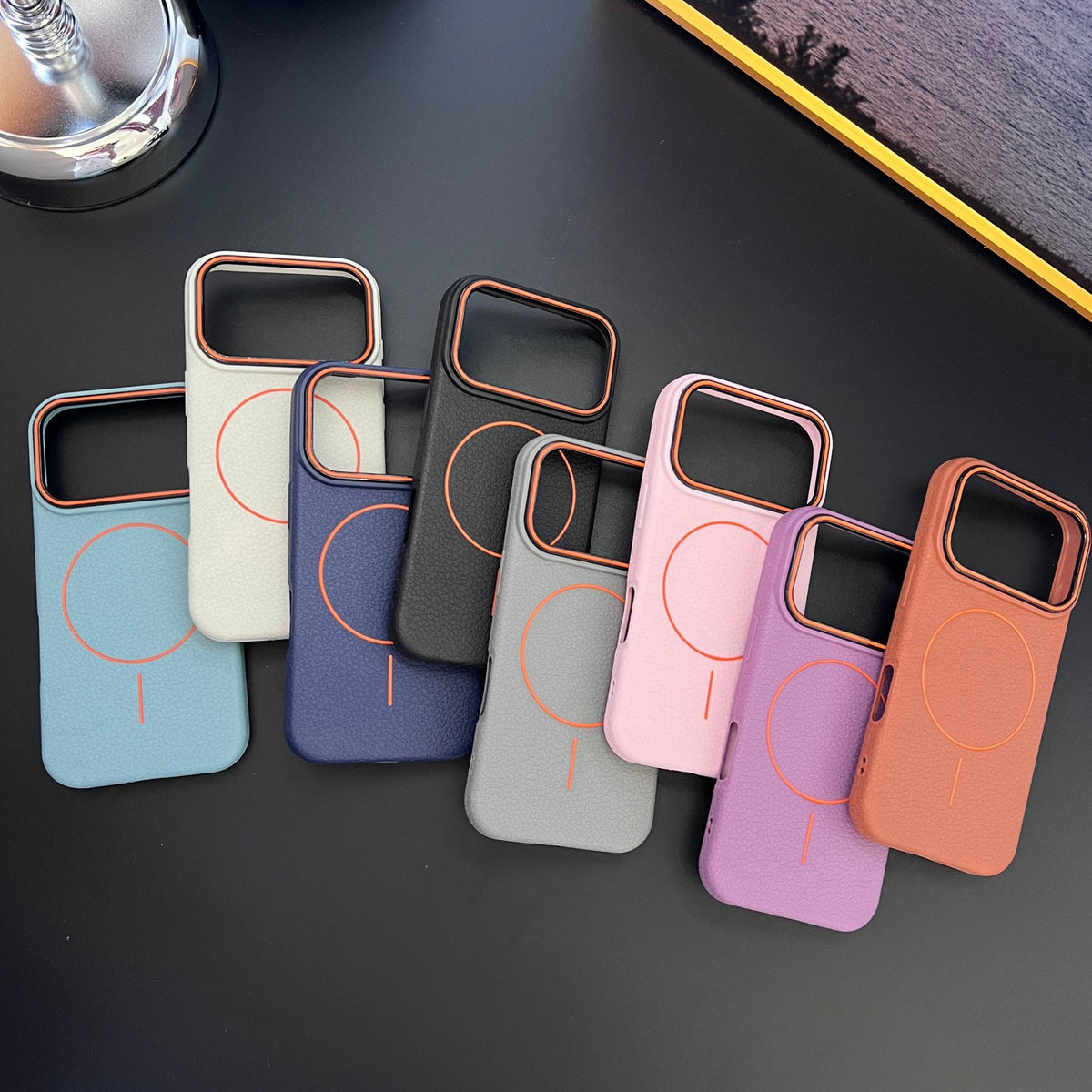 iPhone hoesje | Kunstleer, compatibel met MagSafe