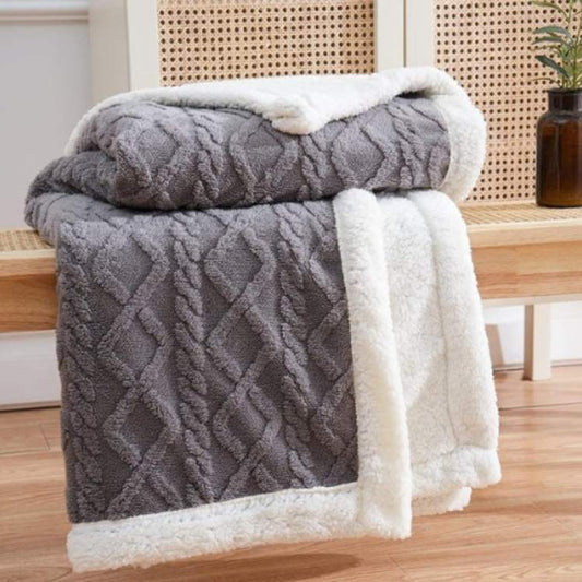 Verzwaringsdeken van sherpa | Warmte, rust en comfort