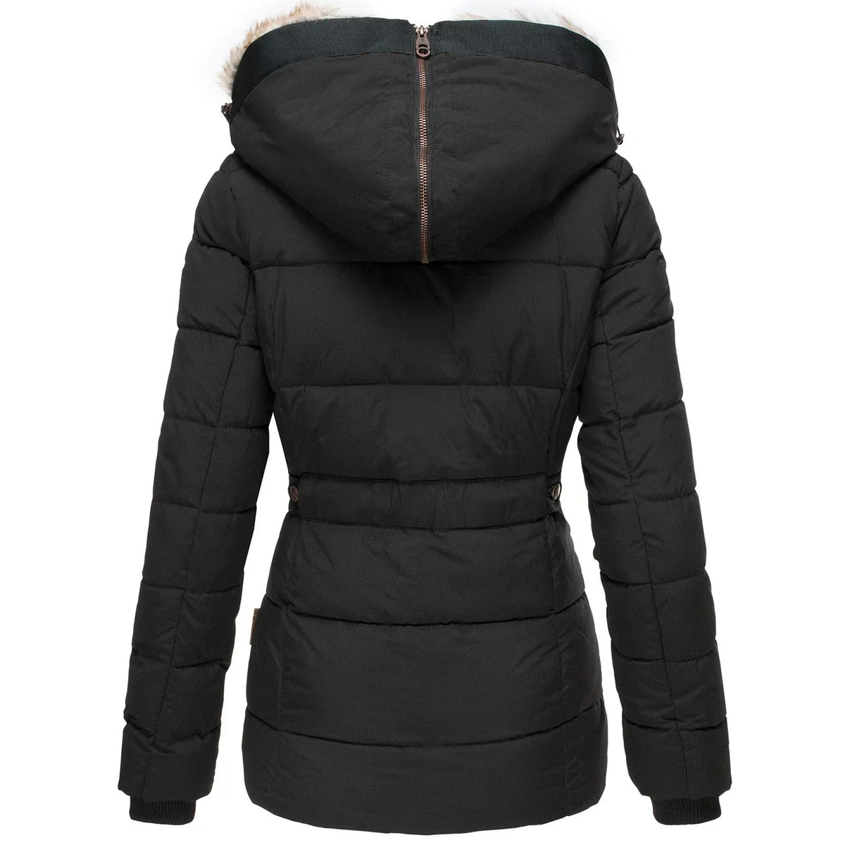 Maren | Getailleerde winterparka voor dames met capuchon