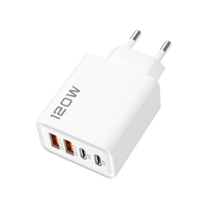 Dual PD USB Charger 120W with Multiple Ports