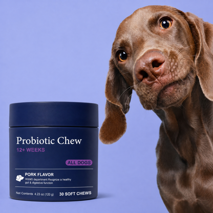 Probiotica voor Honden – Soft Chews met FOS & GOS – 30 Stuks