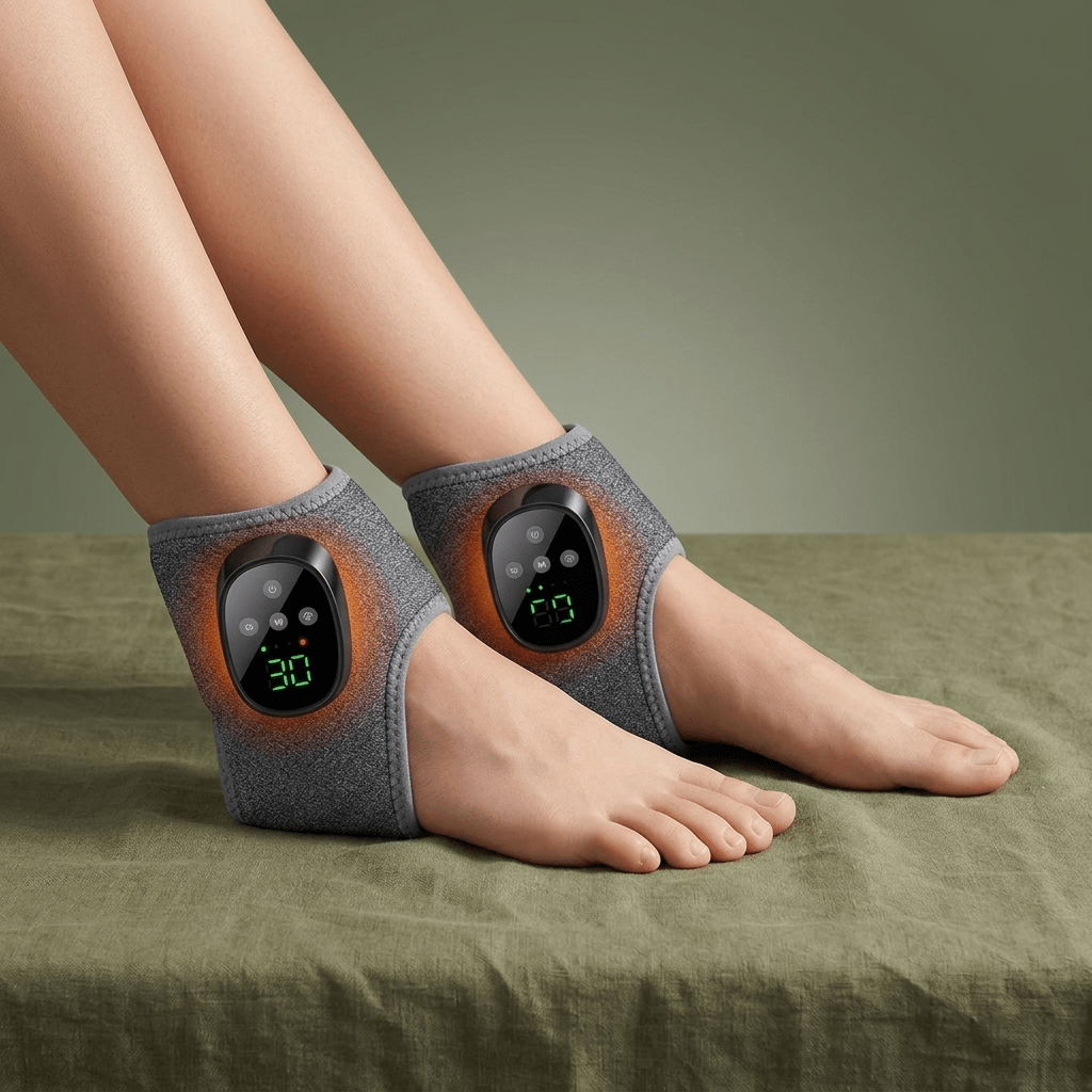 Draadloze Verwarmde Voetmassager - Warmte & Vibratie - Blysara