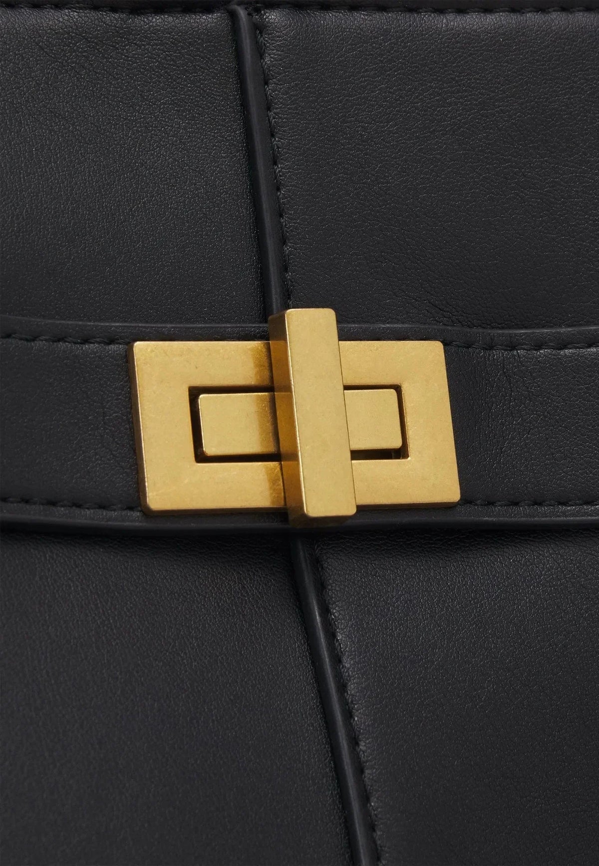 Grote Zwarte PU Leren Handtas Lyra