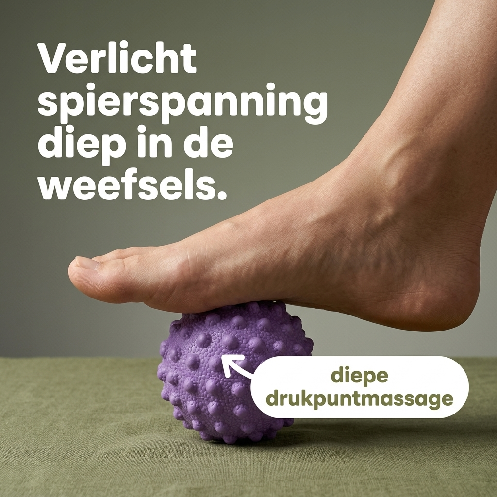 Fascia Massagebal Set van 3 - Triggerpoint & Voetmassage - Blysara