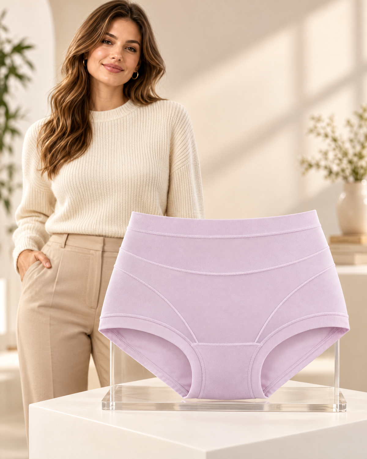 Mira | Corrigerende onderbroek met hoge taille en meshdetails