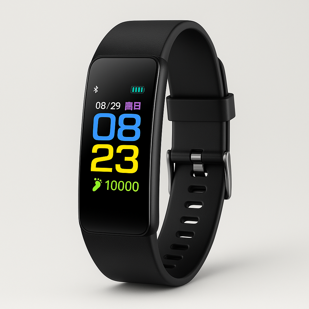 VitaBand | Senioren Smartwatch met Gezondheidsmonitor en Groot LED-Scherm