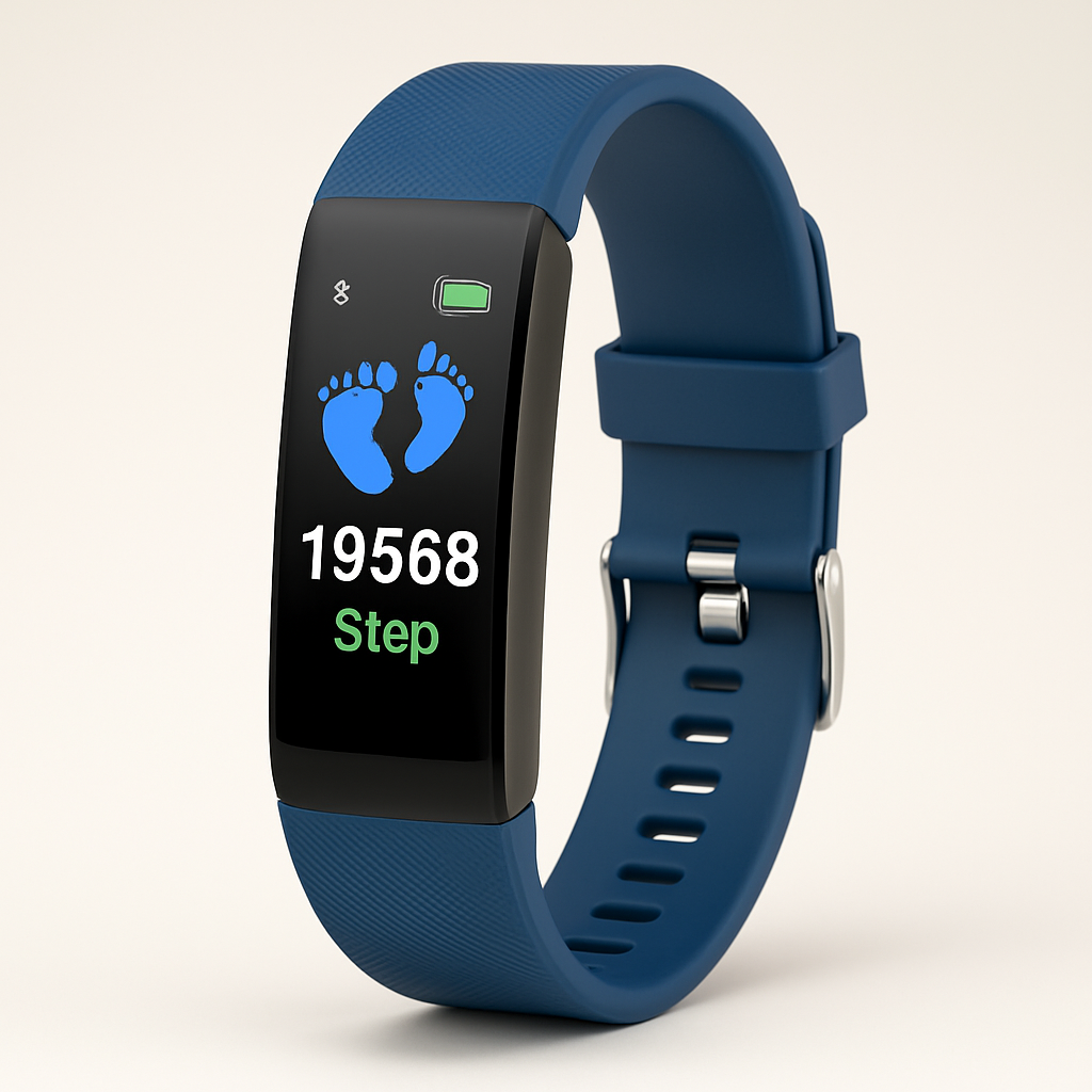 VitaBand | Senioren Smartwatch met Gezondheidsmonitor en Groot LED-Scherm