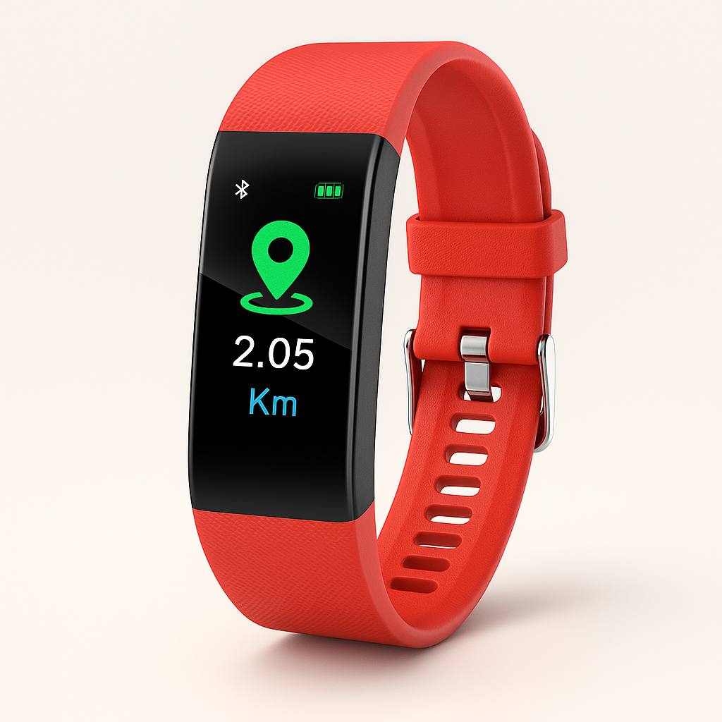 VitaBand | Senioren Smartwatch met Gezondheidsmonitor en Groot LED-Scherm