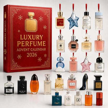 Adventskalender met 2D-hangers | Parfumflaconmotieven zonder parfum