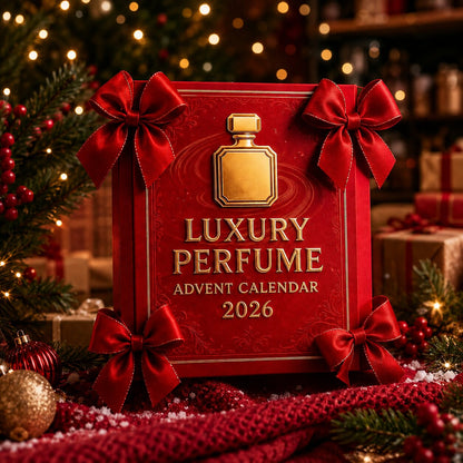 Adventskalender met 2D-hangers | Parfumflaconmotieven zonder parfum