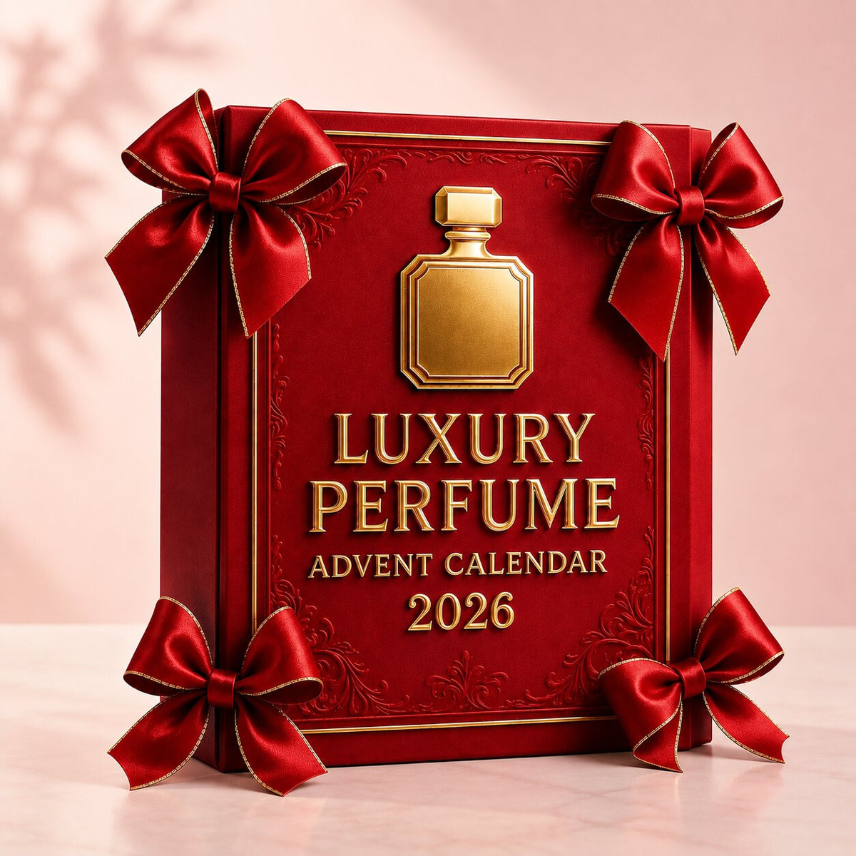 Adventskalender met 2D-hangers | Parfumflaconmotieven zonder parfum
