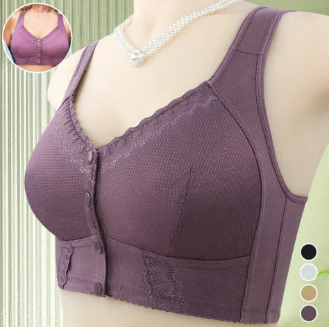 Comfortabele BH met Voorsluiting – Zonder Beugel