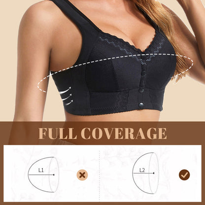 Comfortabele BH met Voorsluiting – Zonder Beugel