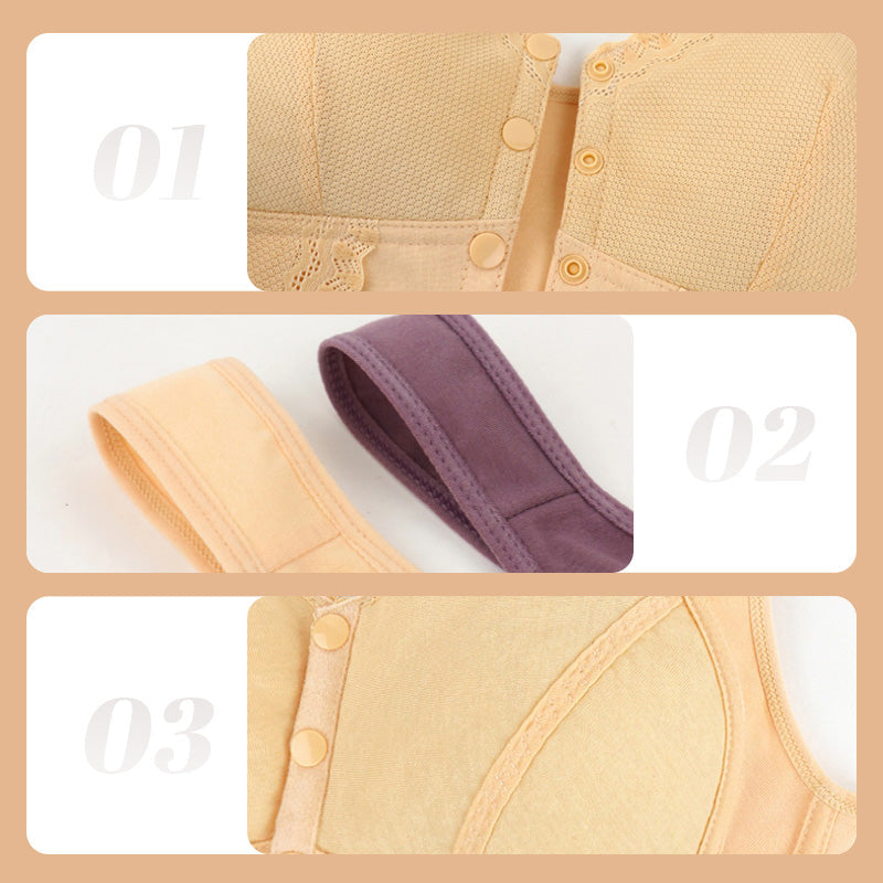 Comfortabele BH met Voorsluiting – Zonder Beugel