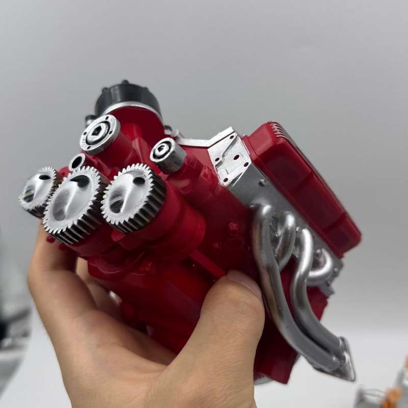 V8-motor bouwpakket | Miniatuur benzinemotor voor modelbouw